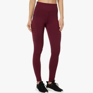 Smart wool merino moto tights high waisted